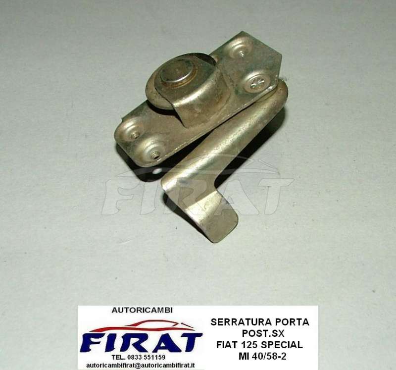 SERRATURA PORTA FIAT 125 POST.SX 40/58-2